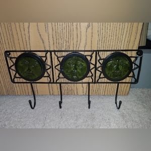 Sun God Glass wall hanging hook